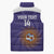 Custom Argentina Football Sleeveless Puffer Jacket Vamos La Albiceleste Purple Version - Wonder Print Shop