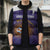 Custom Argentina Football Sleeveless Puffer Jacket Vamos La Albiceleste Purple Version - Wonder Print Shop