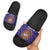 Custom Argentina Football Slide Sandals Vamos La Albiceleste Purple Version - Wonder Print Shop