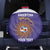 Custom Argentina Football Spare Tire Cover Vamos La Albiceleste Purple Version - Wonder Print Shop