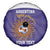 Custom Argentina Football Spare Tire Cover Vamos La Albiceleste Purple Version - Wonder Print Shop