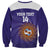 Custom Argentina Football Sweatshirt Vamos La Albiceleste Purple Version - Wonder Print Shop