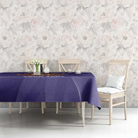 Custom Argentina Football Tablecloth Vamos La Albiceleste Purple Version - Wonder Print Shop