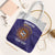 Custom Argentina Football Tote Bag Vamos La Albiceleste Purple Version - Wonder Print Shop