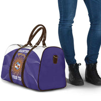 Custom Argentina Football Travel Bag Vamos La Albiceleste Purple Version - Wonder Print Shop