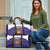 Custom Argentina Football Travel Bag Vamos La Albiceleste Purple Version - Wonder Print Shop
