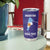 Custom Argentina Football Tumbler Cup Vamos La Albiceleste Purple Version - Wonder Print Shop