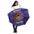 Custom Argentina Football Umbrella Vamos La Albiceleste Purple Version - Wonder Print Shop