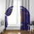 Custom Argentina Football Window Curtain Vamos La Albiceleste Purple Version - Wonder Print Shop