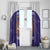 Custom Argentina Football Window Curtain Vamos La Albiceleste Purple Version - Wonder Print Shop