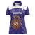 Custom Argentina Football Women Polo Shirt Vamos La Albiceleste Purple Version - Wonder Print Shop