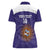 Custom Argentina Football Women Polo Shirt Vamos La Albiceleste Purple Version - Wonder Print Shop