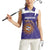 Custom Argentina Football Women Sleeveless Polo Shirt Vamos La Albiceleste Purple Version - Wonder Print Shop