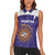 Custom Argentina Football Women Sleeveless Polo Shirt Vamos La Albiceleste Purple Version - Wonder Print Shop