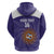 Custom Argentina Football Zip Hoodie Vamos La Albiceleste Purple Version - Wonder Print Shop