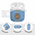 Custom Argentina Football AirPods Case Vamos La Albiceleste Blue Version - Wonder Print Shop