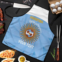 Custom Argentina Football Apron Vamos La Albiceleste Blue Version - Wonder Print Shop