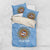 Custom Argentina Football Bedding Set Vamos La Albiceleste Blue Version - Wonder Print Shop