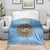 Custom Argentina Football Blanket Vamos La Albiceleste Blue Version - Wonder Print Shop