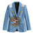 Custom Argentina Football Blazer Vamos La Albiceleste Blue Version - Wonder Print Shop
