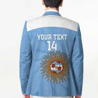 Custom Argentina Football Blazer Vamos La Albiceleste Blue Version - Wonder Print Shop