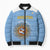 Custom Argentina Football Bomber Puffer Jacket Vamos La Albiceleste Blue Version - Wonder Print Shop