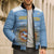 Custom Argentina Football Bomber Puffer Jacket Vamos La Albiceleste Blue Version - Wonder Print Shop