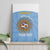 Custom Argentina Football Canvas Wall Art Vamos La Albiceleste Blue Version - Wonder Print Shop