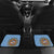 Custom Argentina Football Car Mats Vamos La Albiceleste Blue Version - Wonder Print Shop