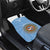 Custom Argentina Football Car Mats Vamos La Albiceleste Blue Version - Wonder Print Shop