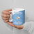 Custom Argentina Football Ceramic Mug Vamos La Albiceleste Blue Version - Wonder Print Shop