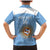 Custom Argentina Football Family Matching Mermaid Dress and Hawaiian Shirt Vamos La Albiceleste Blue Version - Wonder Print Shop