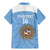 Custom Argentina Football Family Matching Mermaid Dress and Hawaiian Shirt Vamos La Albiceleste Blue Version - Wonder Print Shop