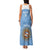 Custom Argentina Football Family Matching Tank Maxi Dress and Hawaiian Shirt Vamos La Albiceleste Blue Version - Wonder Print Shop