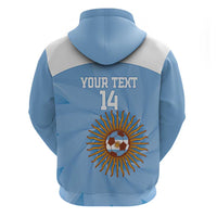 Custom Argentina Football Hoodie Vamos La Albiceleste Blue Version - Wonder Print Shop