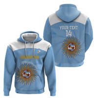 Custom Argentina Football Hoodie Vamos La Albiceleste Blue Version - Wonder Print Shop