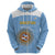 Custom Argentina Football Hoodie Vamos La Albiceleste Blue Version - Wonder Print Shop