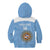 Custom Argentina Football Kid Hoodie Vamos La Albiceleste Blue Version - Wonder Print Shop
