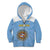Custom Argentina Football Kid Hoodie Vamos La Albiceleste Blue Version - Wonder Print Shop