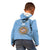 Custom Argentina Football Kid Hoodie Vamos La Albiceleste Blue Version - Wonder Print Shop