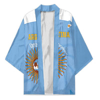 Custom Argentina Football Kimono Vamos La Albiceleste Blue Version - Wonder Print Shop