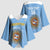Custom Argentina Football Kimono Sleeve Blouse Vamos La Albiceleste Blue Version - Wonder Print Shop