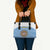 Custom Argentina Football Leather Bag Vamos La Albiceleste Blue Version - Wonder Print Shop