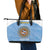Custom Argentina Football Leather Tote Bag Vamos La Albiceleste Blue Version - Wonder Print Shop