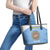 Custom Argentina Football Leather Tote Bag Vamos La Albiceleste Blue Version - Wonder Print Shop