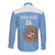 Custom Argentina Football Long Sleeve Button Shirt Vamos La Albiceleste Blue Version - Wonder Print Shop