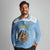 Custom Argentina Football Long Sleeve Polo Shirt Vamos La Albiceleste Blue Version - Wonder Print Shop