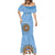 Custom Argentina Football Mermaid Dress Vamos La Albiceleste Blue Version - Wonder Print Shop