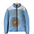 Custom Argentina Football Padded Jacket Vamos La Albiceleste Blue Version - Wonder Print Shop