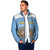 Custom Argentina Football Padded Jacket Vamos La Albiceleste Blue Version - Wonder Print Shop